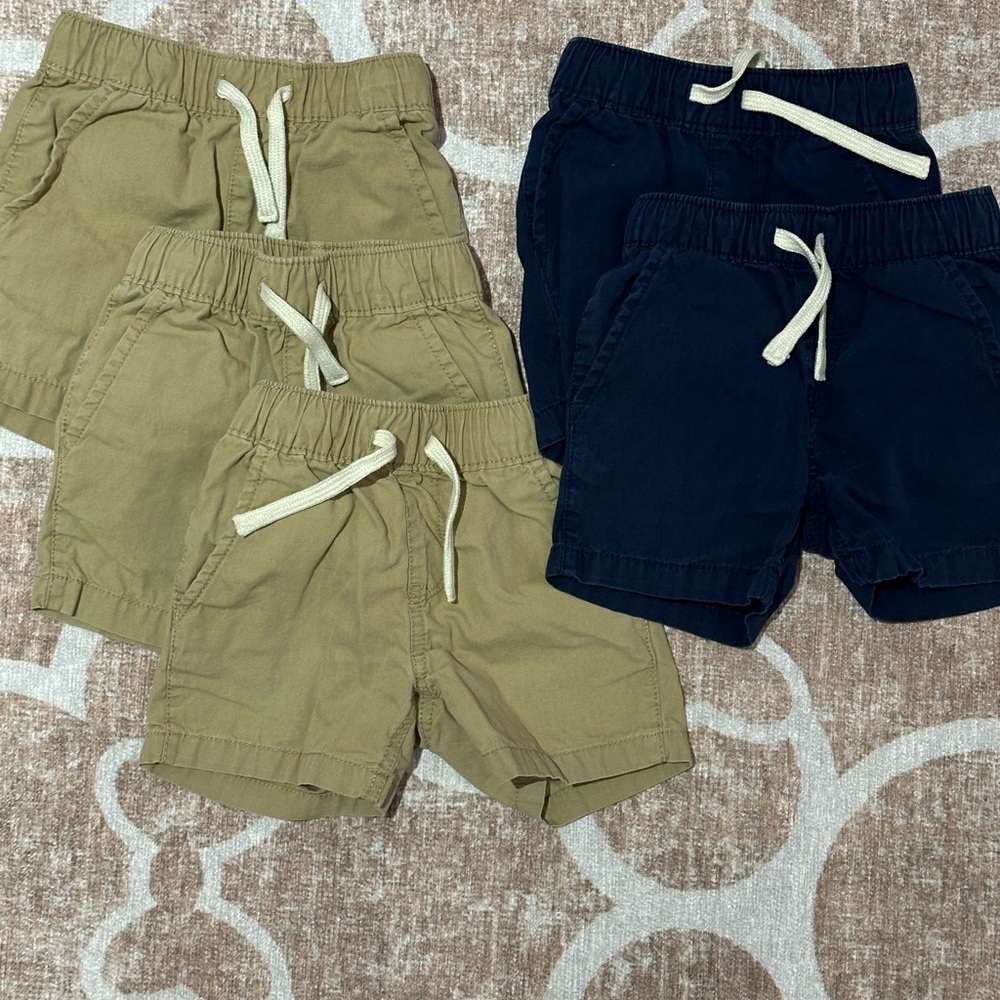 Toddler Khaki and Navy Shorts, Great for school uniforms